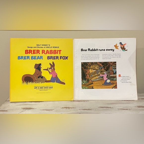 Walt Disney Songs and Stories of Uncle Remus Album Cover / No Album, Cover Only - Picture 3 of 5